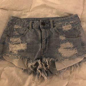 American Eagle cut off shorts